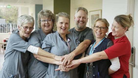  Elisabeth Bekker, Anne-Marie Linke, Majken Hansen, Lars-Bo Sørensen, Kristine Eva Jensen og Malene Frandsen